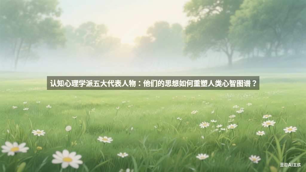 认知心理学派五大代表人物：他们的思想如何重塑人类心智图谱？