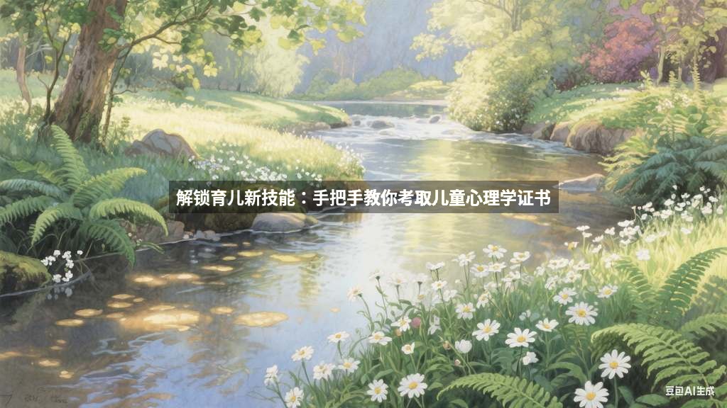 解锁育儿新技能：手把手教你考取儿童心理学证书