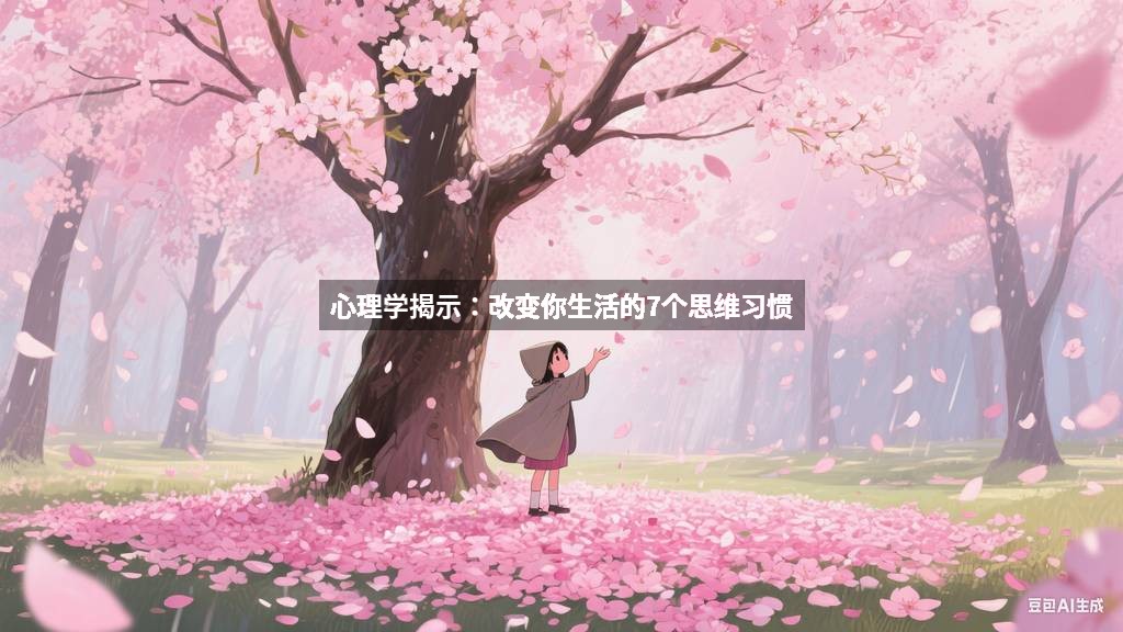 心理学揭示：改变你生活的7个思维习惯