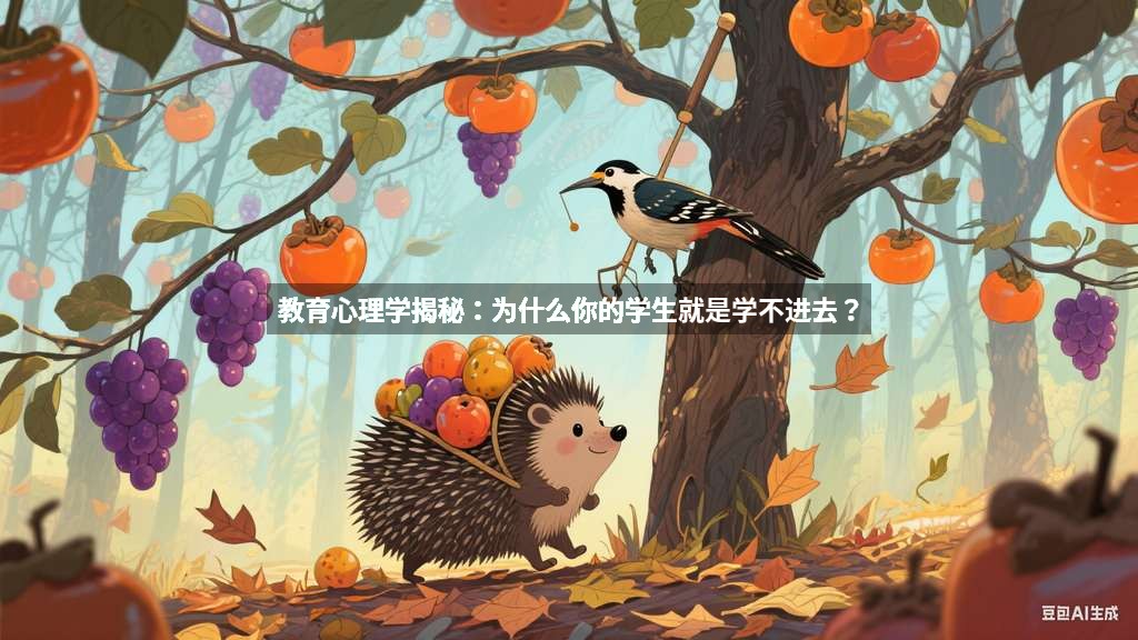 教育心理学揭秘：为什么你的学生就是学不进去？
