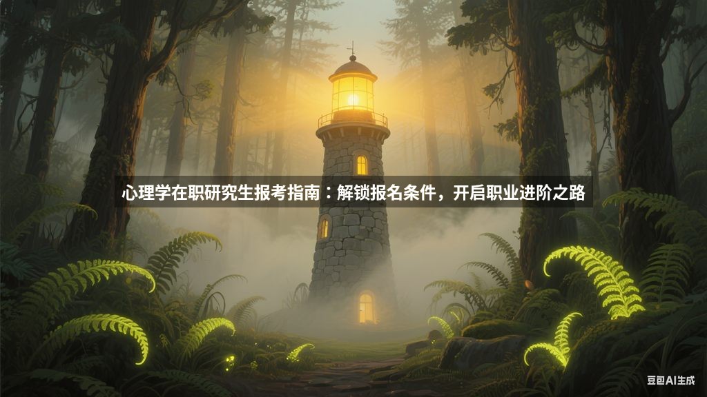 心理学在职研究生报考指南：解锁报名条件，开启职业进阶之路