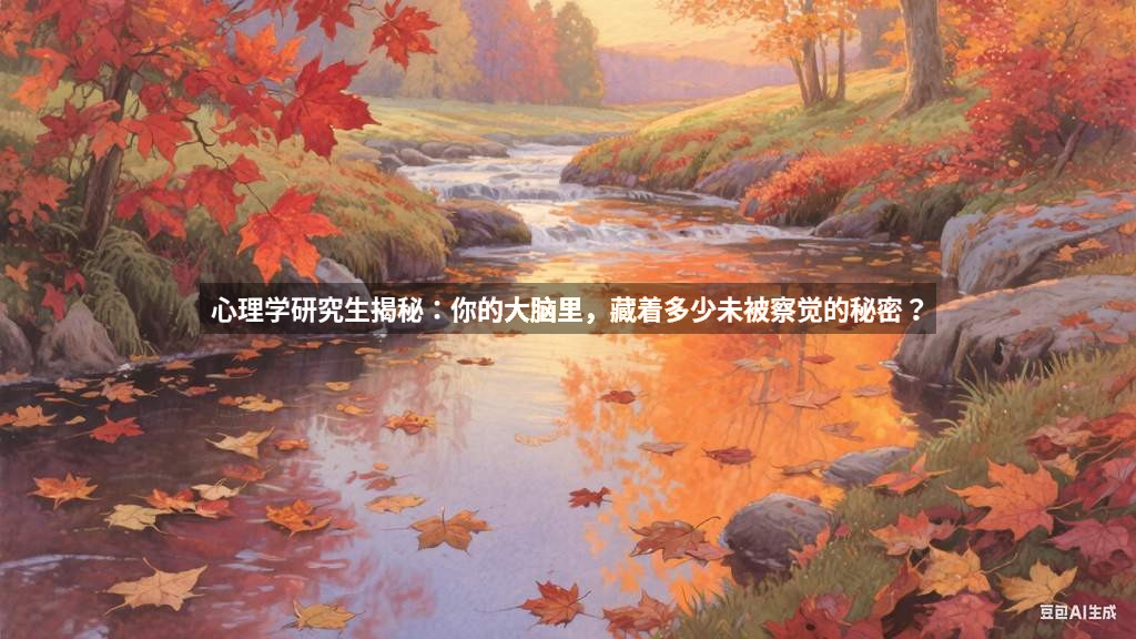 心理学研究生揭秘：你的大脑里，藏着多少未被察觉的秘密？