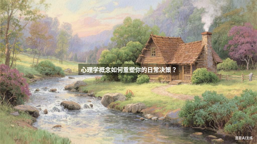 心理学概念如何重塑你的日常决策？