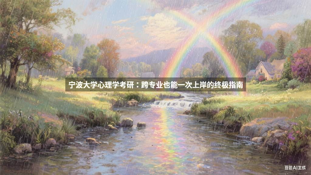 宁波大学心理学考研：跨专业也能一次上岸的终极指南