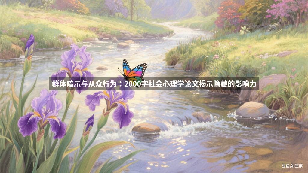 群体暗示与从众行为：2000字社会心理学论文揭示隐藏的影响力