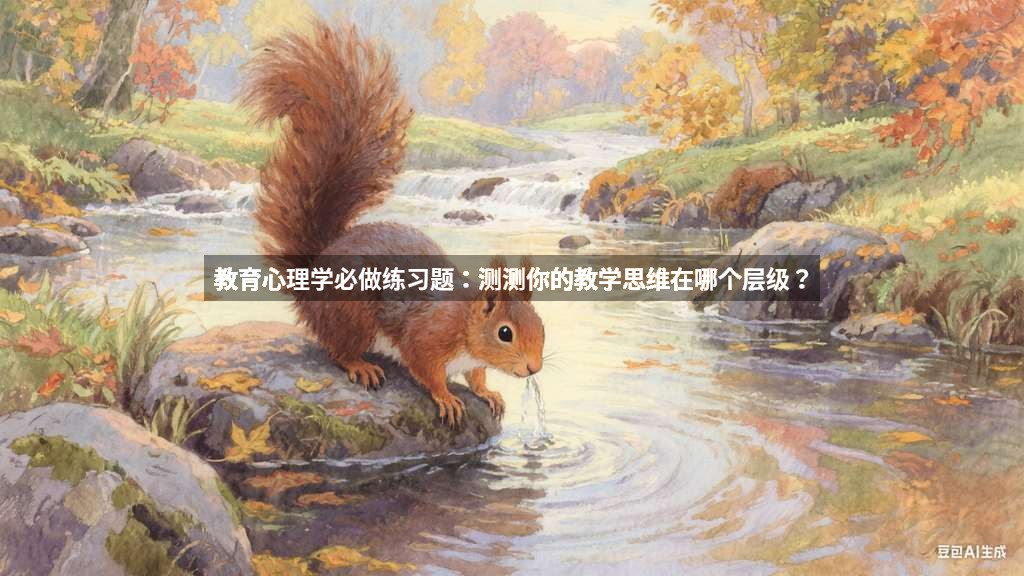 教育心理学必做练习题：测测你的教学思维在哪个层级？