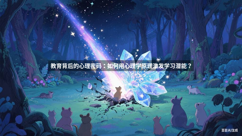 教育背后的心理密码：如何用心理学原理激发学习潜能？