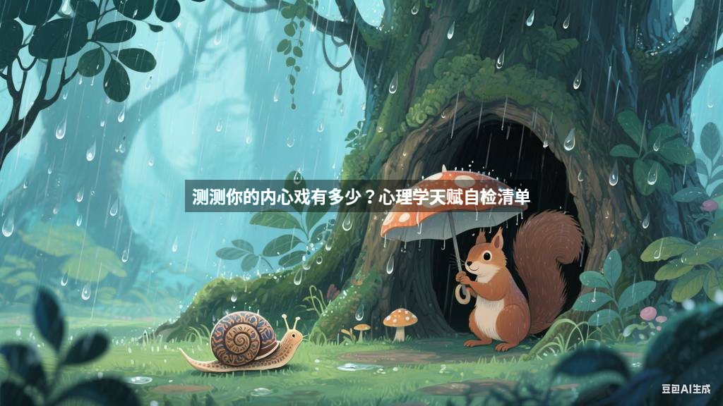 测测你的内心戏有多少？心理学天赋自检清单