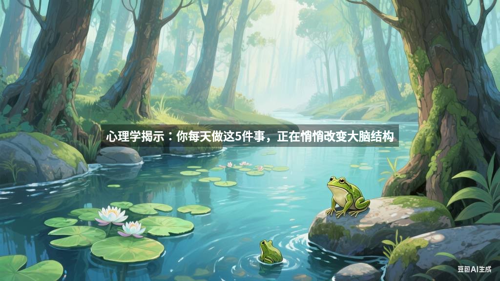 心理学揭示：你每天做这5件事，正在悄悄改变大脑结构