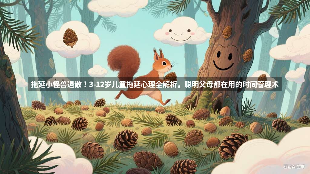 拖延小怪兽退散！3-12岁儿童拖延心理全解析，聪明父母都在用的时间管理术