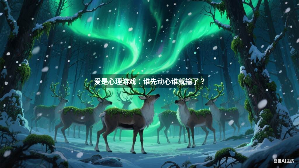 爱是心理游戏：谁先动心谁就输了？