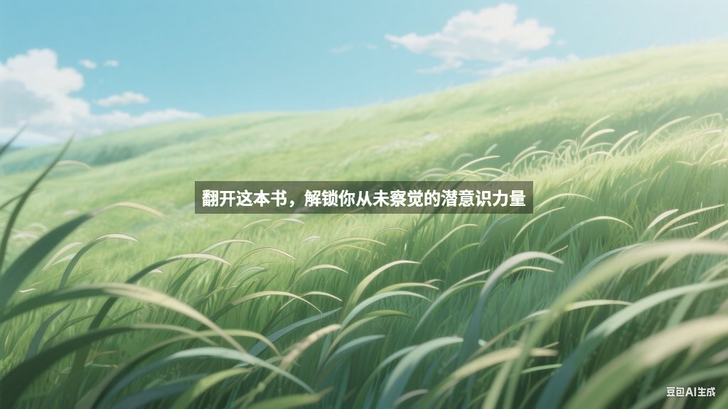 翻开这本书，解锁你从未察觉的潜意识力量