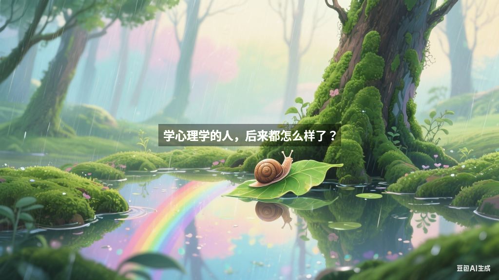 学心理学的人，后来都怎么样了？