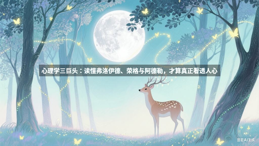 心理学三巨头：读懂弗洛伊德、荣格与阿德勒，才算真正看透人心