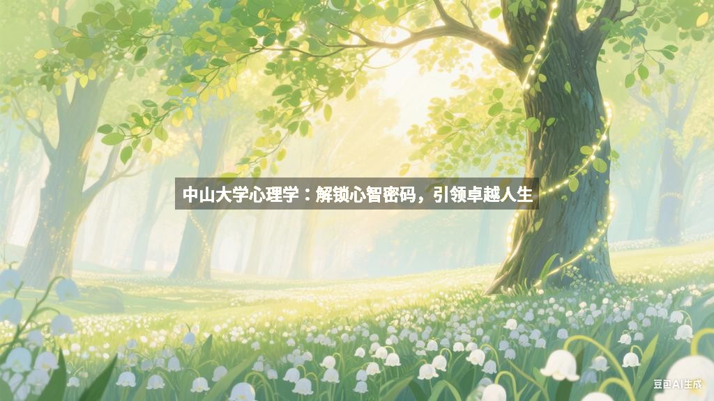 中山大学心理学：解锁心智密码，引领卓越人生