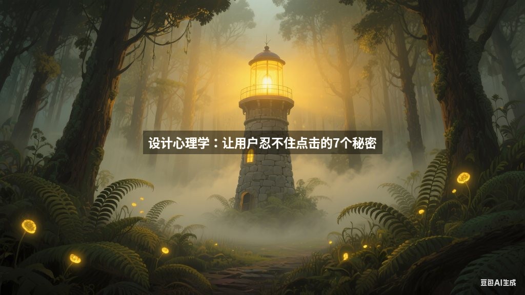 设计心理学：让用户忍不住点击的7个秘密