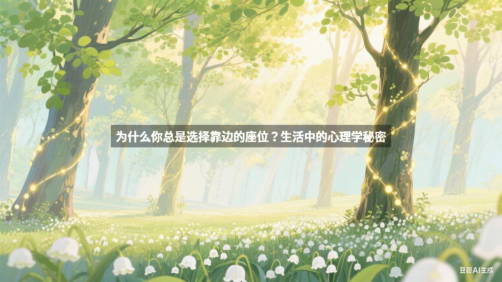 为什么你总是选择靠边的座位？生活中的心理学秘密