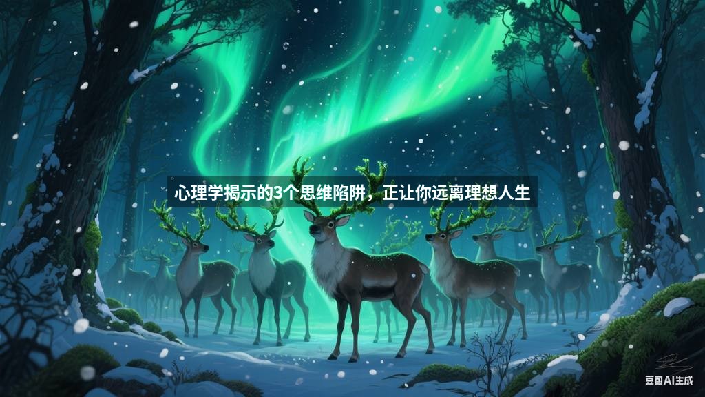 心理学揭示的3个思维陷阱，正让你远离理想人生