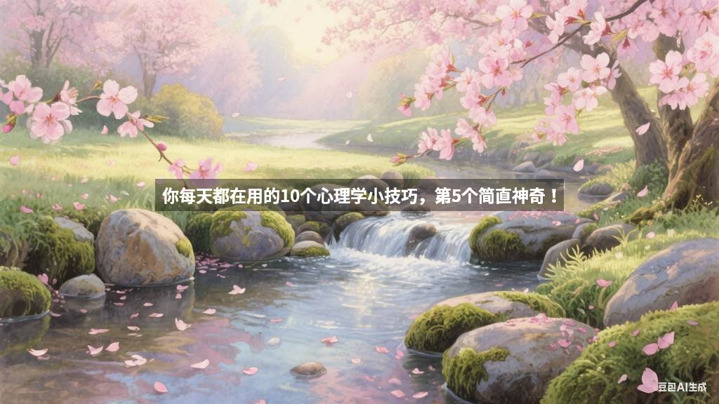 你每天都在用的10个心理学小技巧，第5个简直神奇！