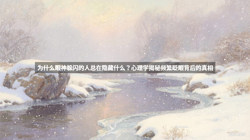 为什么眼神躲闪的人总在隐藏什么？心理学揭秘频繁眨眼背后的真相