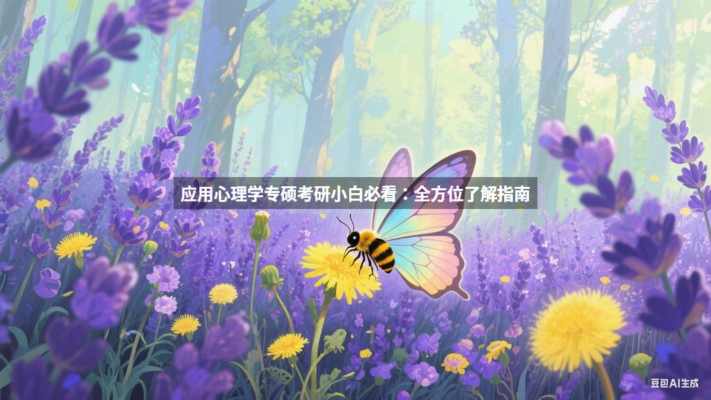 应用心理学专硕考研小白必看：全方位了解指南
