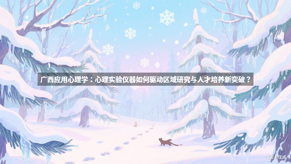 广西应用心理学：心理实验仪器如何驱动区域研究与人才培养新突破？