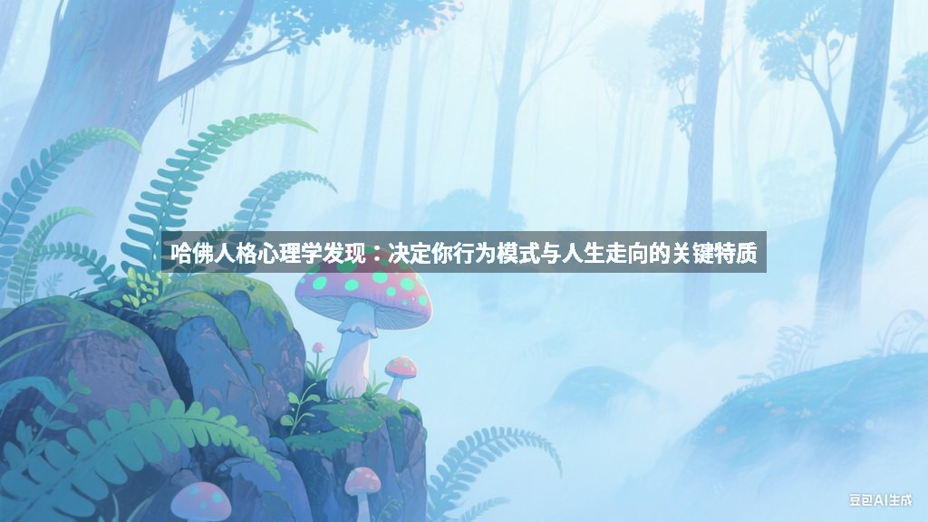 哈佛人格心理学发现：决定你行为模式与人生走向的关键特质