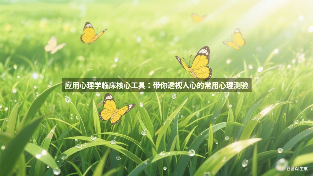 应用心理学临床核心工具：带你透视人心的常用心理测验