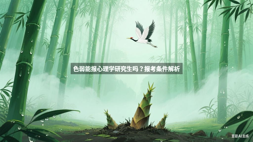 色弱能报心理学研究生吗？报考条件解析