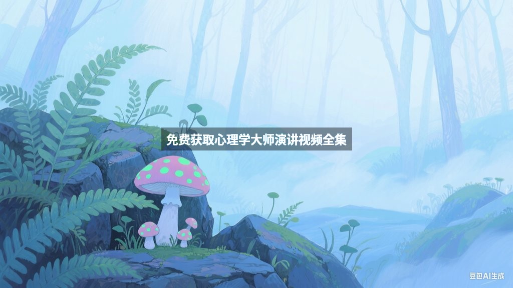 免费获取心理学大师演讲视频全集