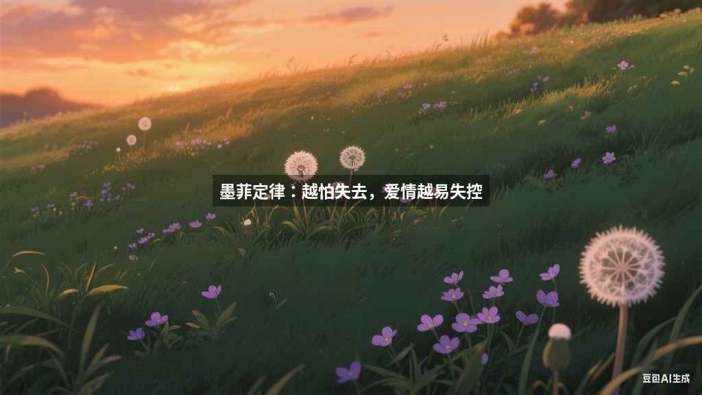 墨菲定律：越怕失去，爱情越易失控