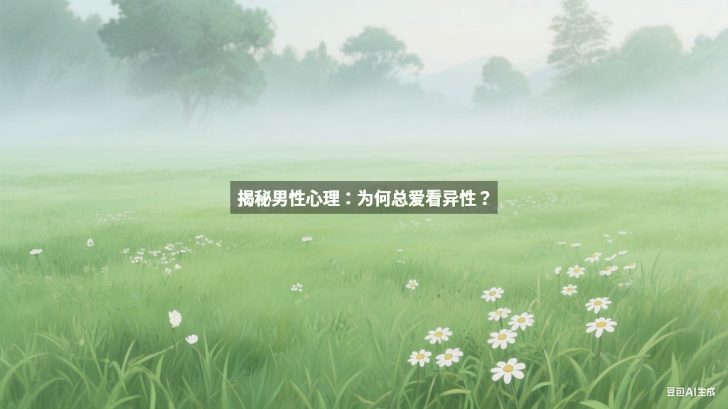 揭秘男性心理：为何总爱看异性？