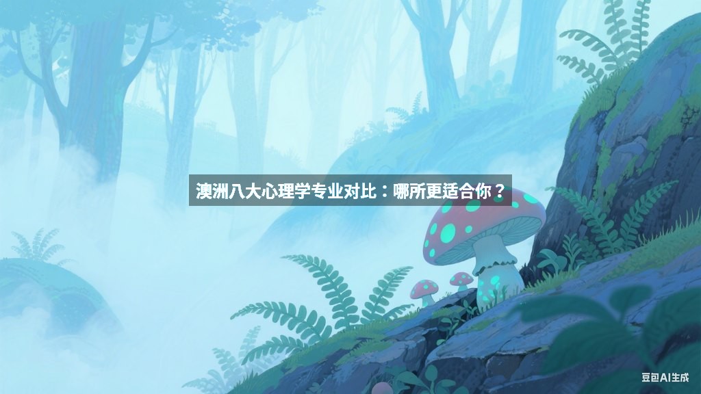 澳洲八大心理学专业对比：哪所更适合你？