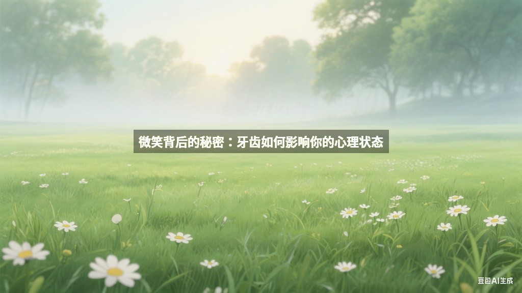 微笑背后的秘密：牙齿如何影响你的心理状态