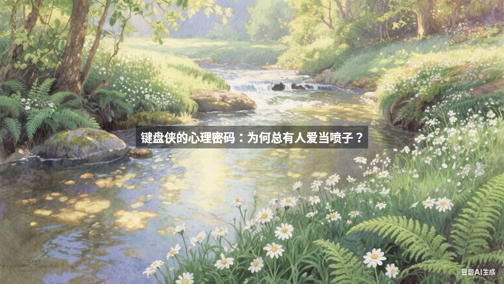 键盘侠的心理密码：为何总有人爱当喷子？