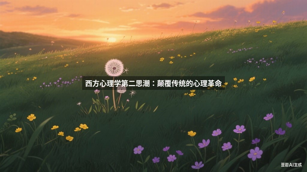 西方心理学第二思潮：颠覆传统的心理革命
