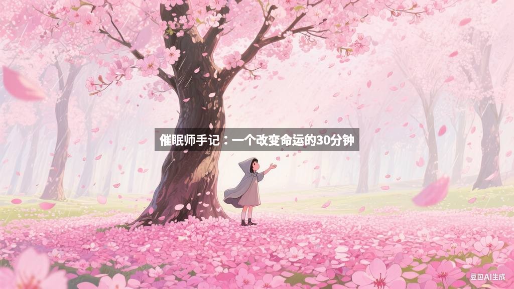 催眠师手记：一个改变命运的30分钟