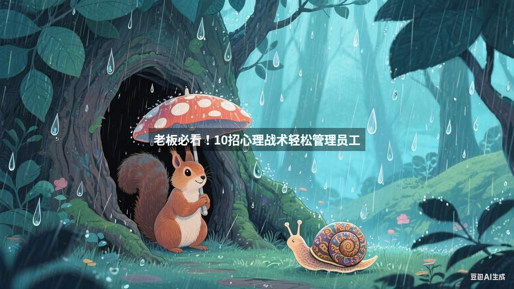 老板必看！10招心理战术轻松管理员工