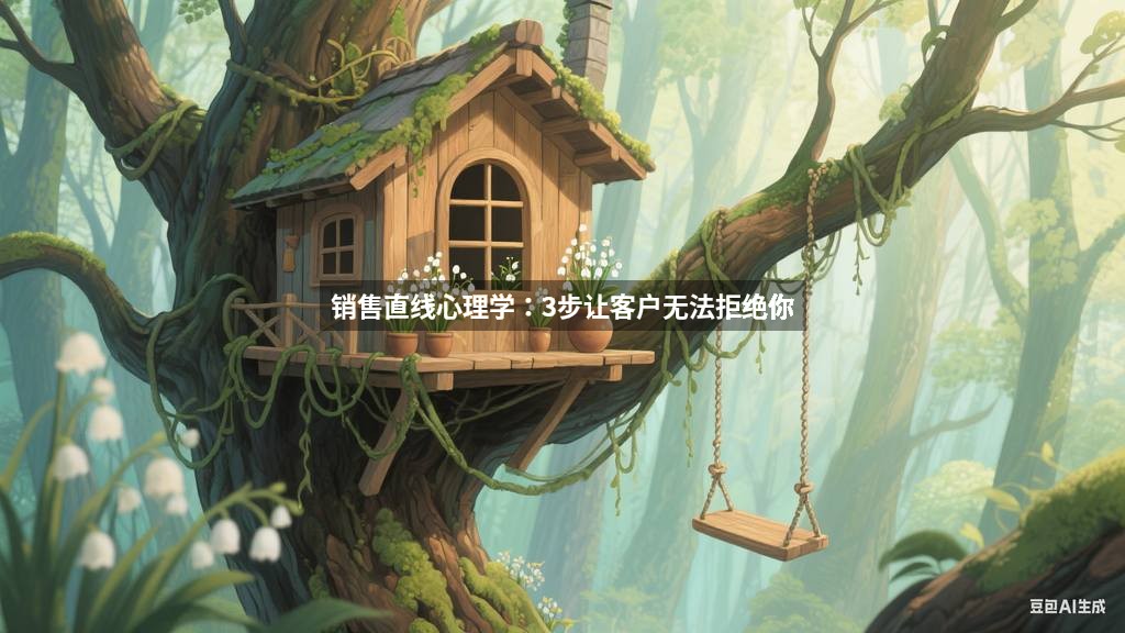 销售直线心理学：3步让客户无法拒绝你