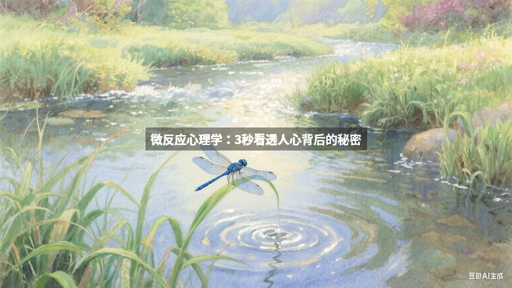 微反应心理学：3秒看透人心背后的秘密