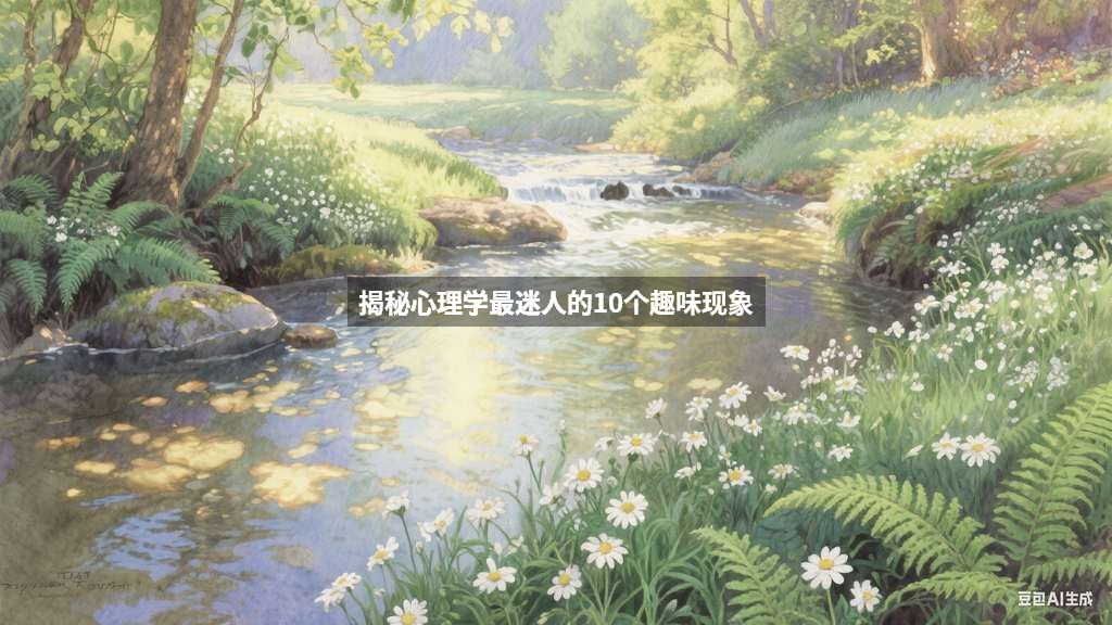 揭秘心理学最迷人的10个趣味现象