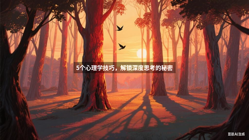5个心理学技巧，解锁深度思考的秘密