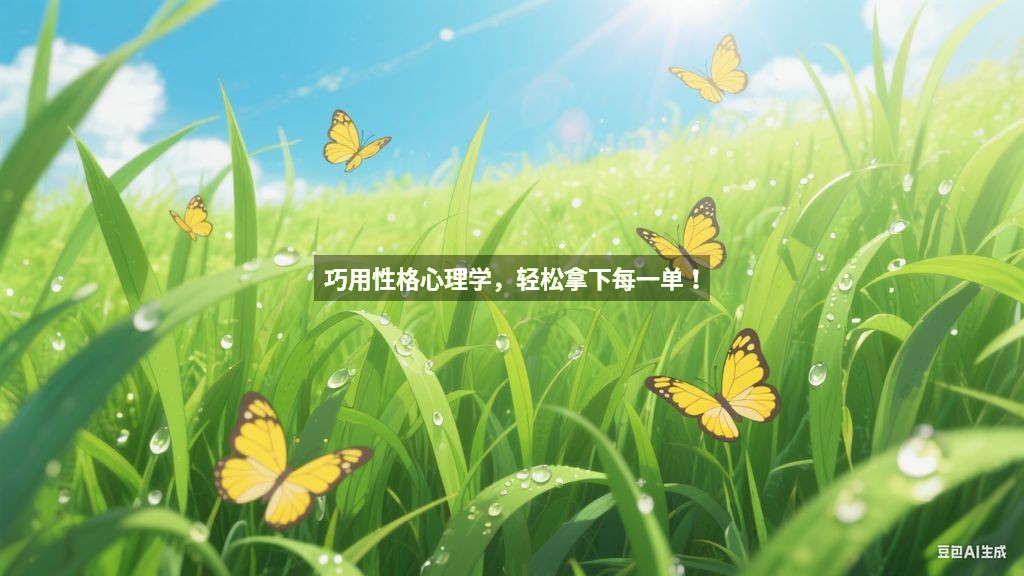 巧用性格心理学，轻松拿下每一单！