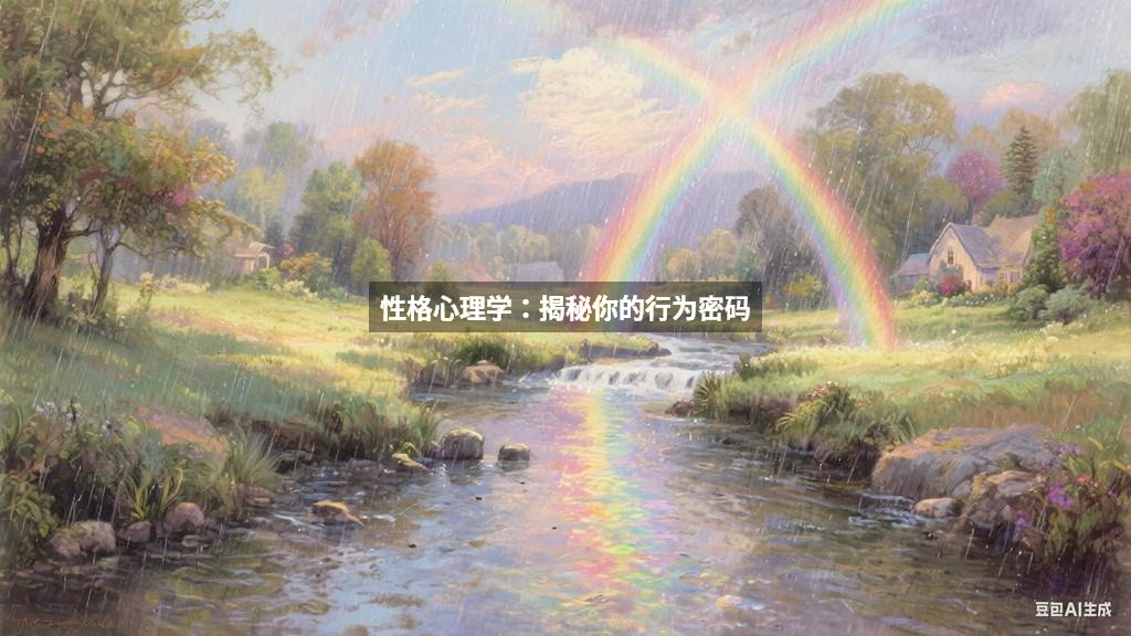性格心理学：揭秘你的行为密码