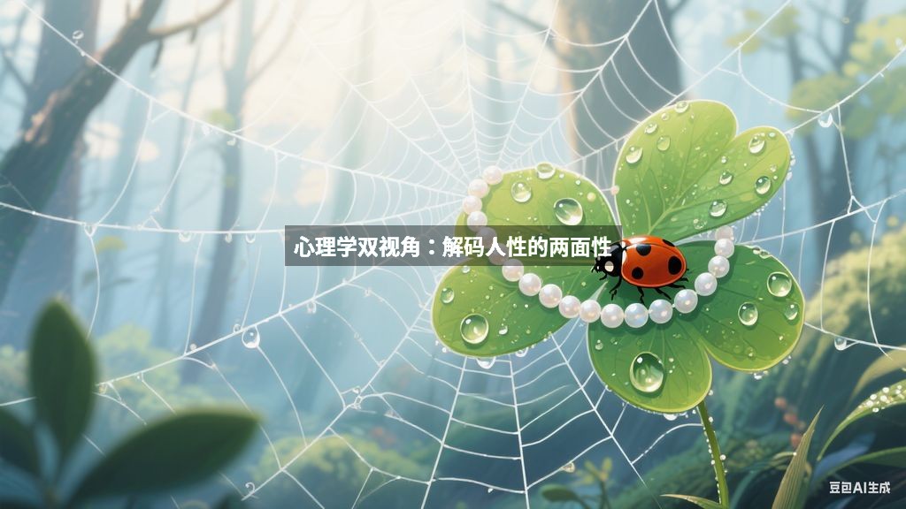 心理学双视角：解码人性的两面性
