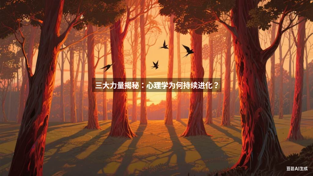 三大力量揭秘：心理学为何持续进化？
