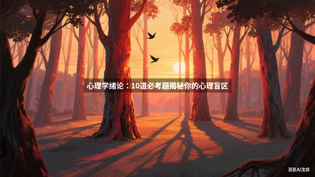 心理学绪论：10道必考题揭秘你的心理盲区