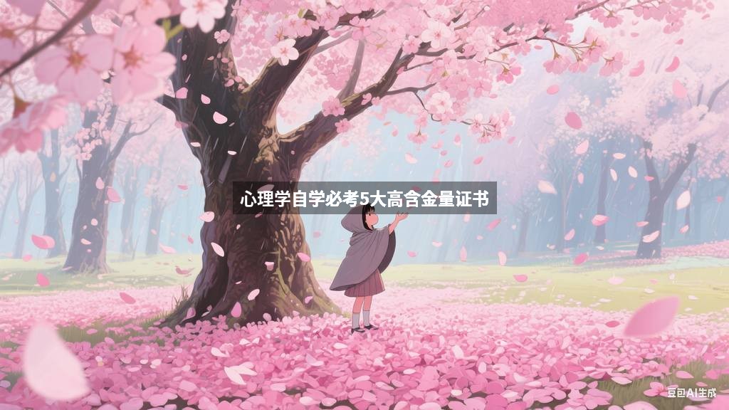 心理学自学必考5大高含金量证书