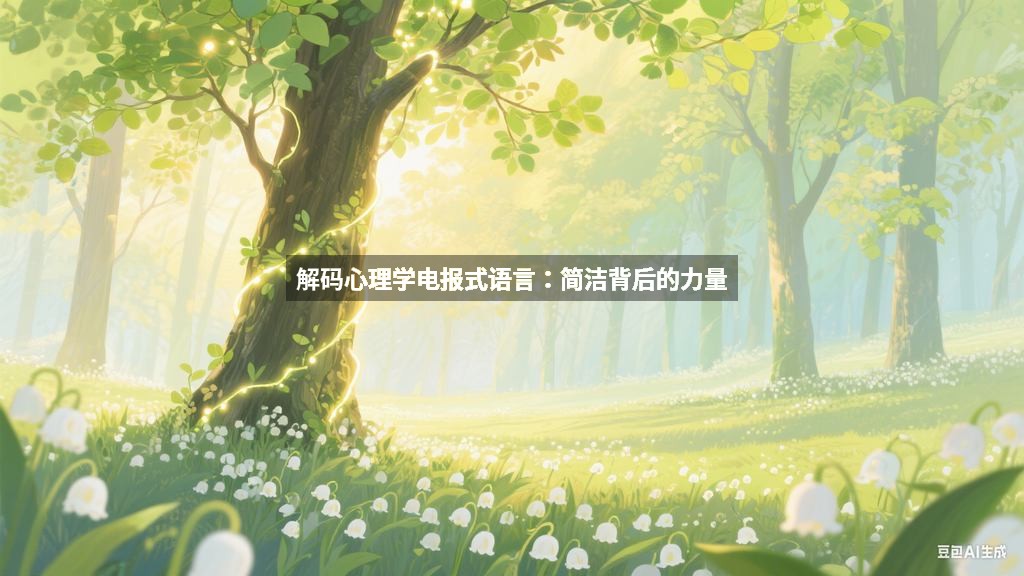 解码心理学电报式语言：简洁背后的力量