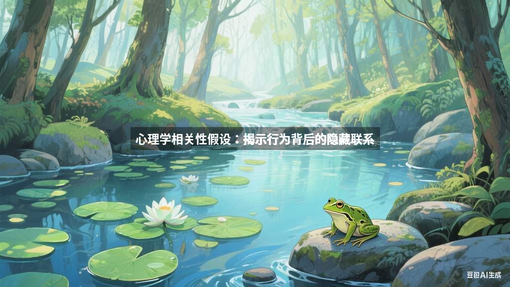 心理学相关性假设：揭示行为背后的隐藏联系